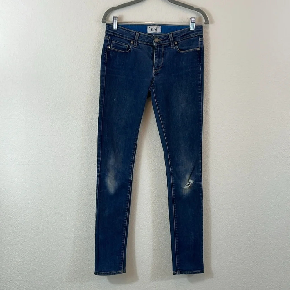 Paige ripped skyline skinny jeans size 28‎